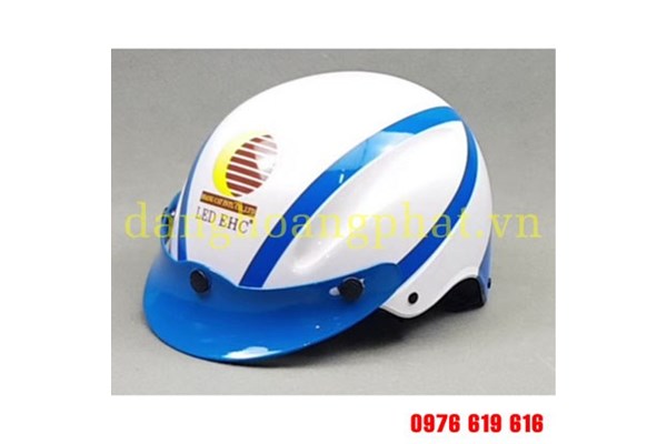 Mũ bảo hiểm logo thiết bị điện - Mũ Bảo Hiểm Đặng Hoàng Phát - Công Ty TNHH Sản Xuất Thương Mại Đặng Hoàng Phát